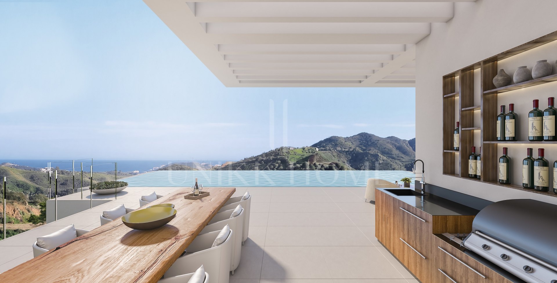 Villa con vistas al mar y montaña en venta en La Reserva de la Cala Golf