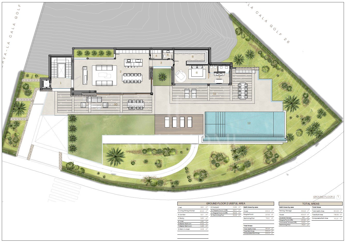 Villa with sea and mountain views for sale in La Reserva de la Cala Golf