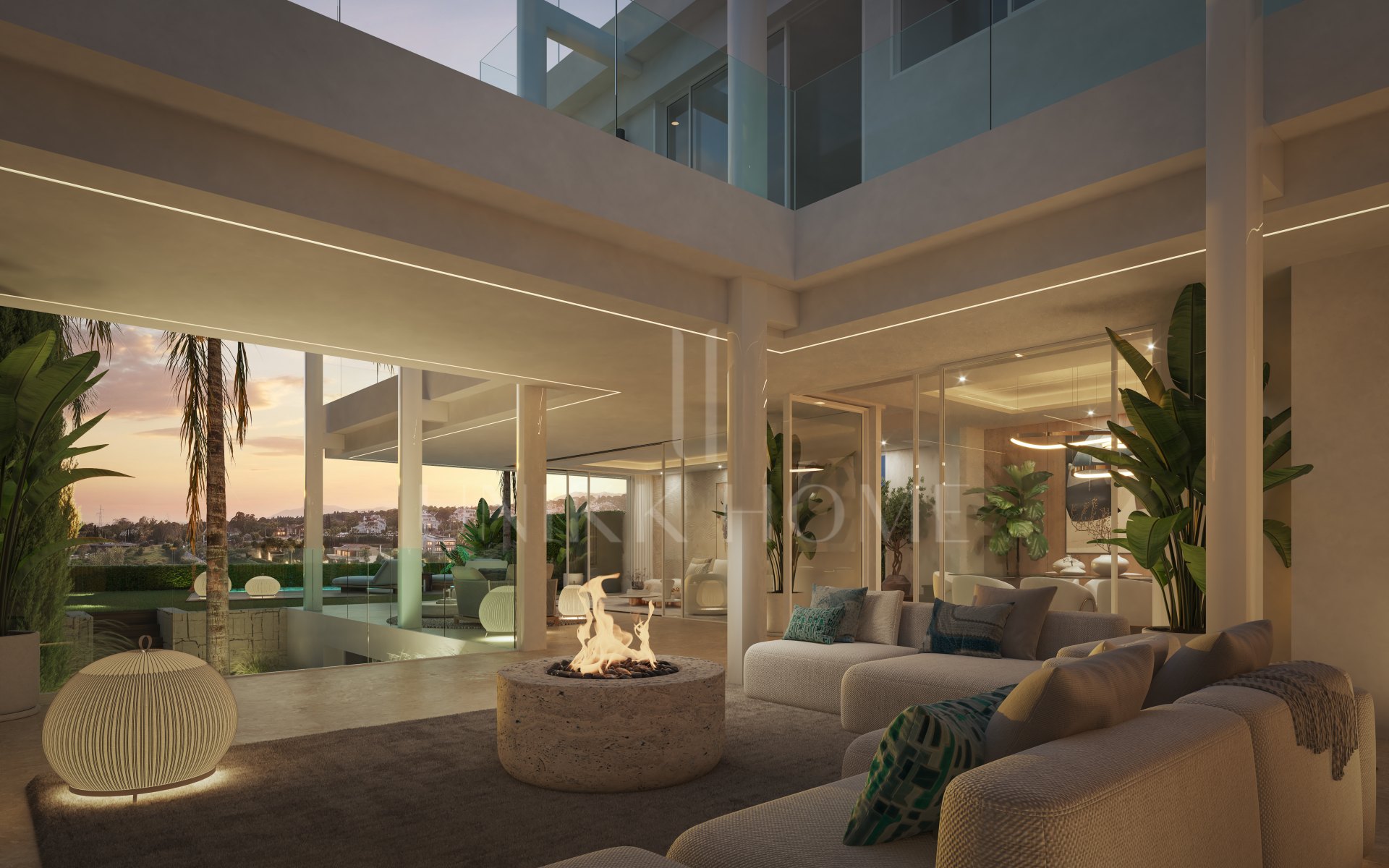 Villa de lujo en Marbella, zona Valdeolletas, con piscina privada y vistas al mar