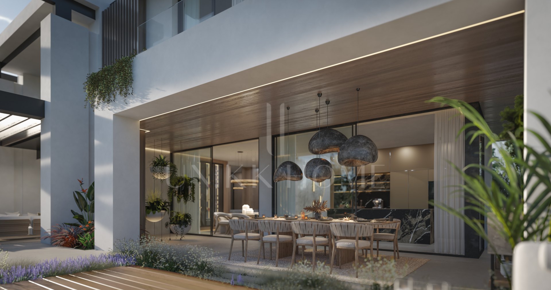 Blume, exclusiva colección boutique de 3 villas contemporáneas a pocos pasos de la playa, en una de las zonas residenciales más exclusivas de Marbella.