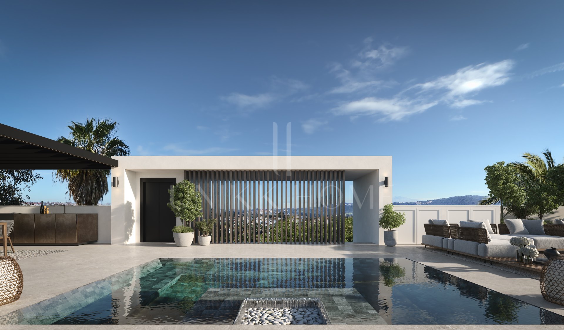 Blume, exclusiva colección boutique de 3 villas contemporáneas a pocos pasos de la playa, en una de las zonas residenciales más exclusivas de Marbella.
