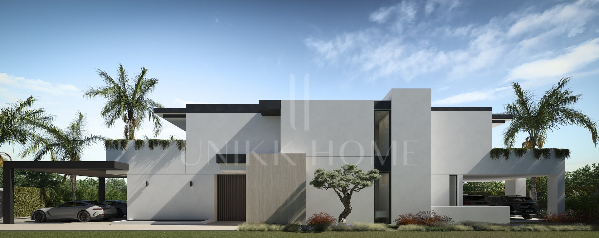 Blume, exclusiva colección boutique de 3 villas contemporáneas a pocos pasos de la playa, en una de las zonas residenciales más exclusivas de Marbella.