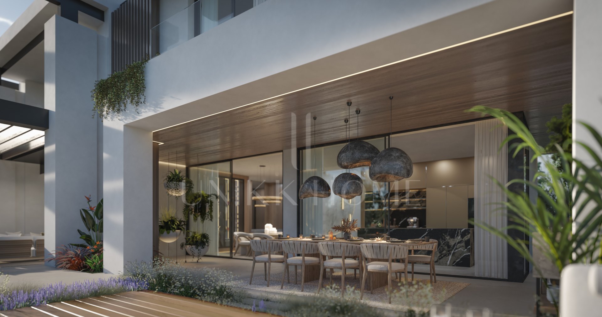 Blume, exclusiva colección boutique de 3 villas contemporáneas a pocos pasos de la playa, en una de las zonas residenciales más exclusivas de Marbella.