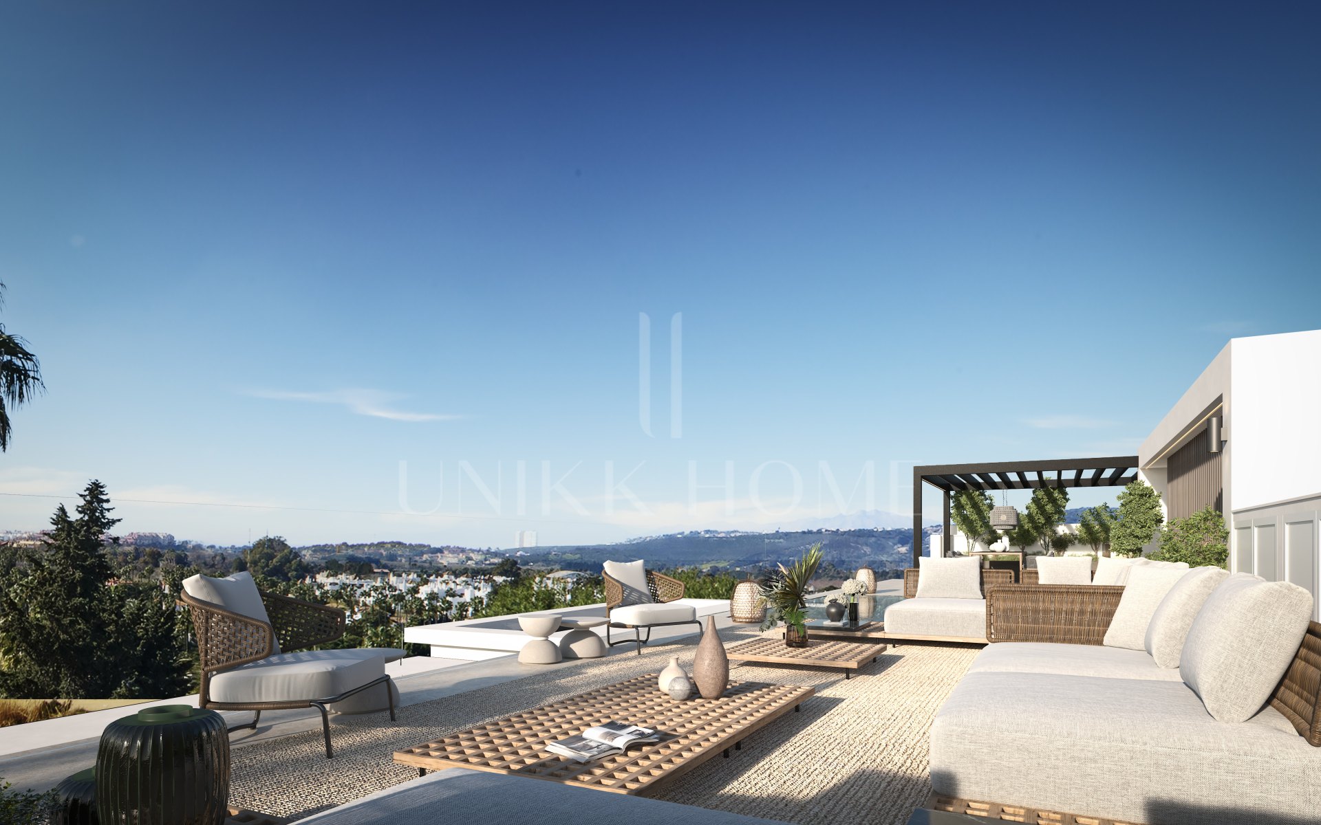 Blume, exclusiva colección boutique de 3 villas contemporáneas a pocos pasos de la playa, en una de las zonas residenciales más exclusivas de Marbella.