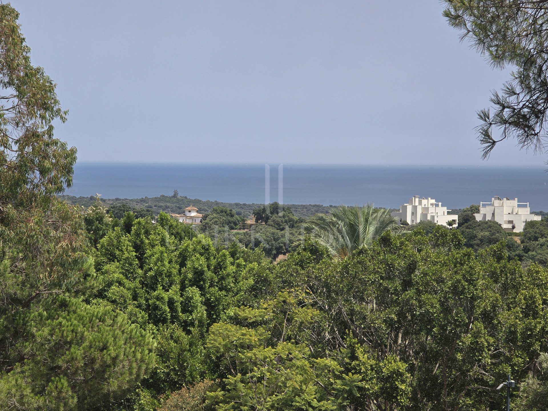 SEA & GOLF VIEW PLOT WITH BUILDING LICENCE & APPROVED VILLA PROJECT — ALMENARA GOLF, SOTOGRANDE