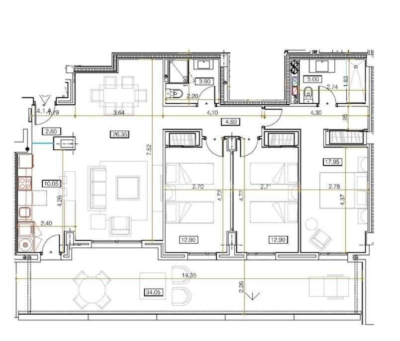 Apartamento en venta en San Pedro Playa, San Pedro de Alcantara