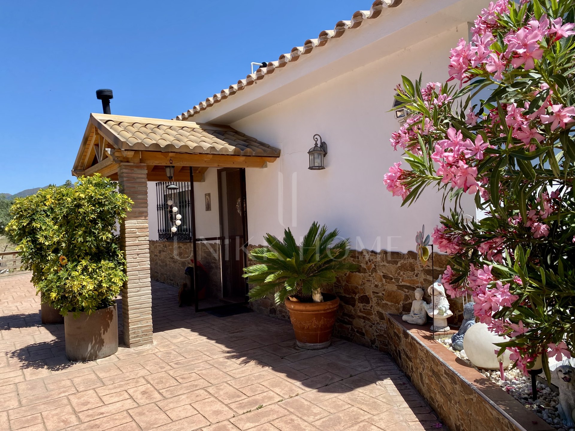 Encantadora Finca Rústica Renovada con Piscina Privada y Producción de Arboles Frutales en El Padrón, Estepona