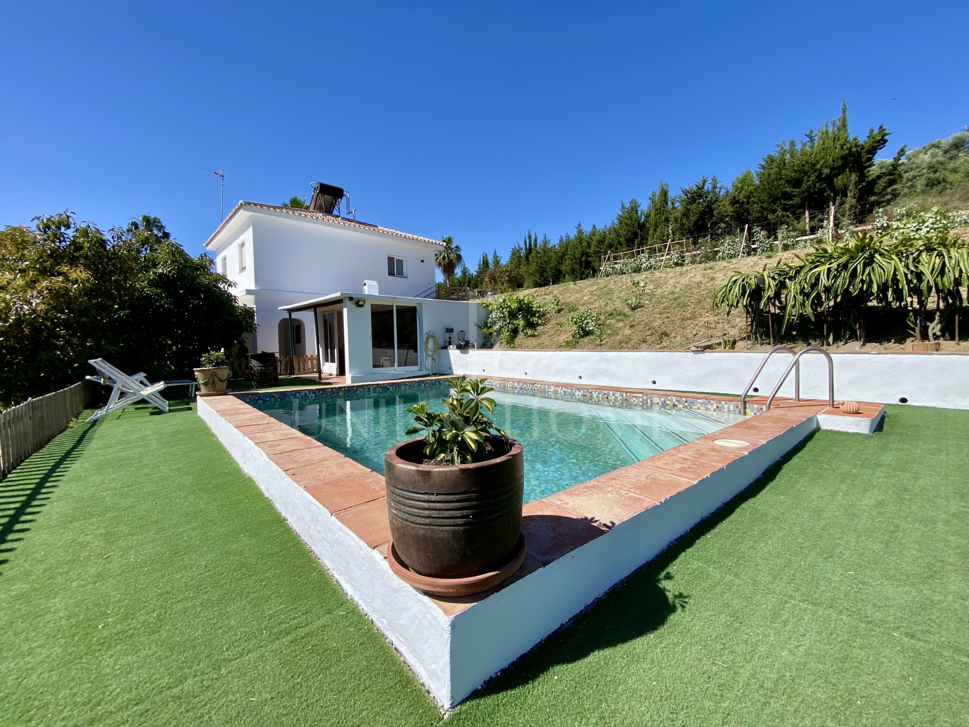 Encantadora Finca Rústica Renovada con Piscina Privada y Producción de Arboles Frutales en El Padrón, Estepona