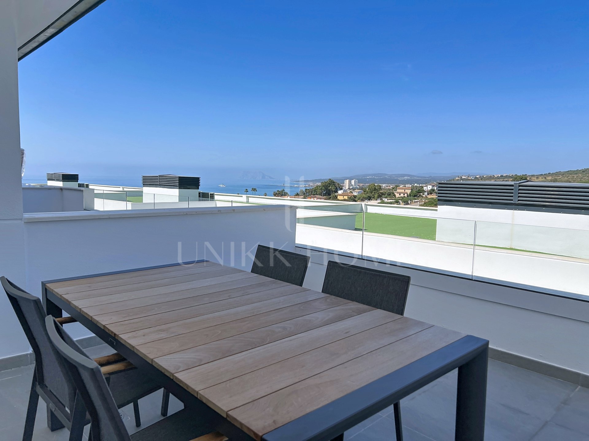 Exclusive Townhouse with Panoramic Sea, Gibraltar and Africa Views Near Sotogrande