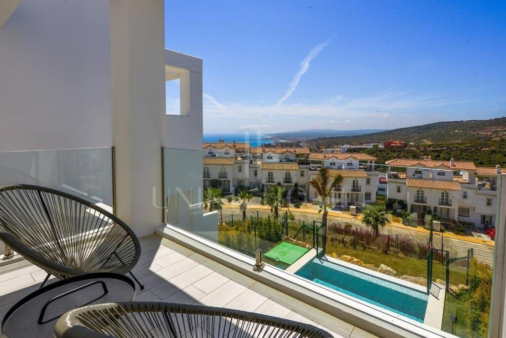 Semi-Detached Villa with Panoramic Sea and Gibraltar Views on the Costa del Sol