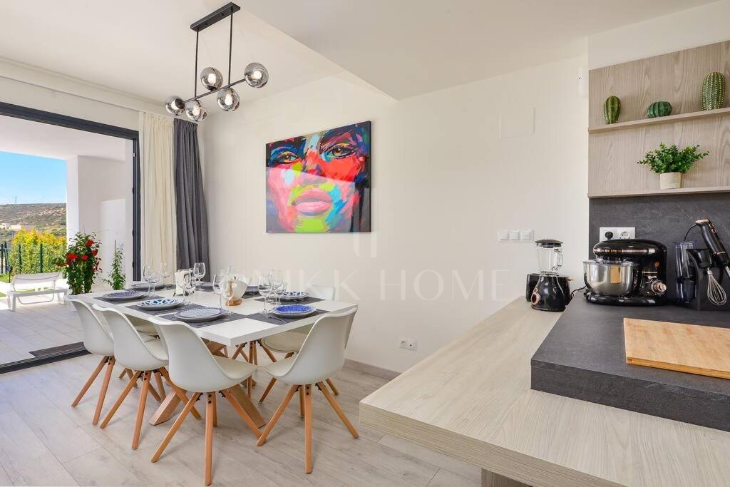 Semi-Detached Villa with Panoramic Sea and Gibraltar Views on the Costa del Sol