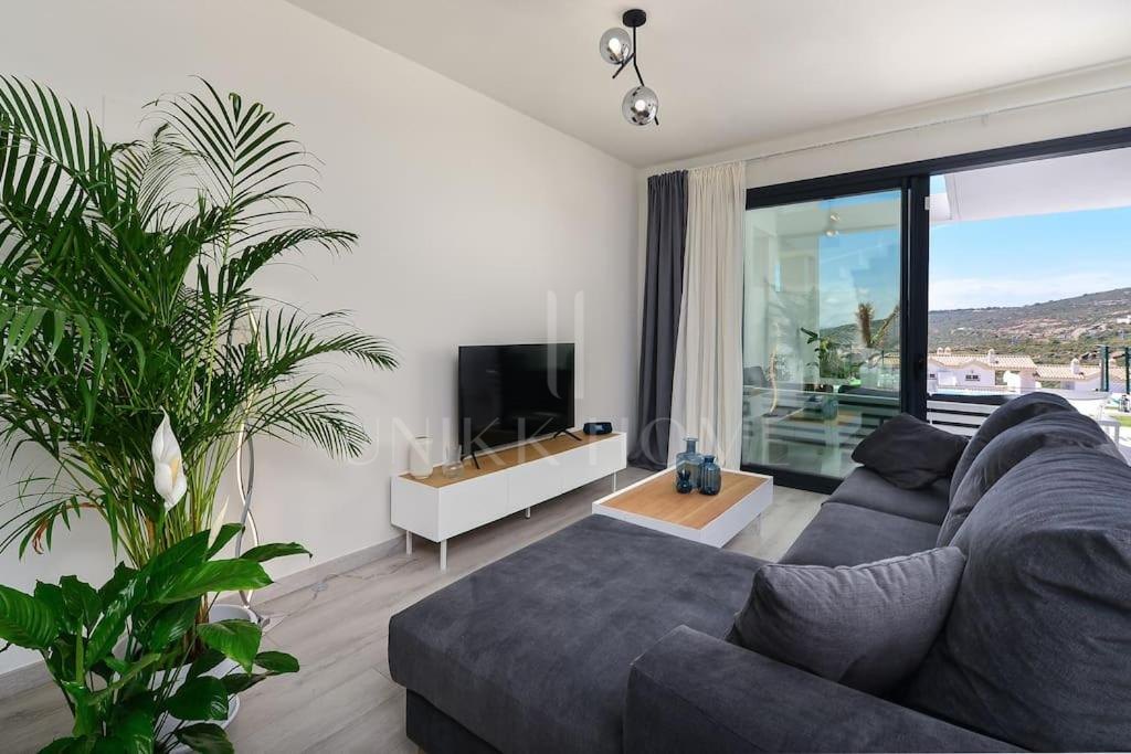 Semi-Detached Villa with Panoramic Sea and Gibraltar Views on the Costa del Sol