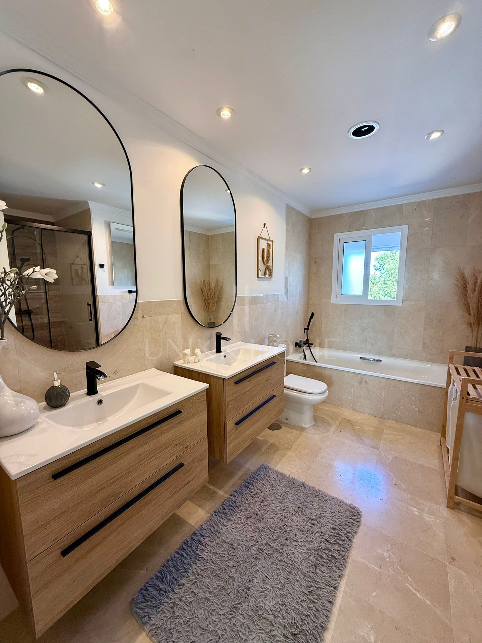 Beautifully renovated, south west facing three bedroom Villa located in Riviera del Sol, Mijas Costa with sea views