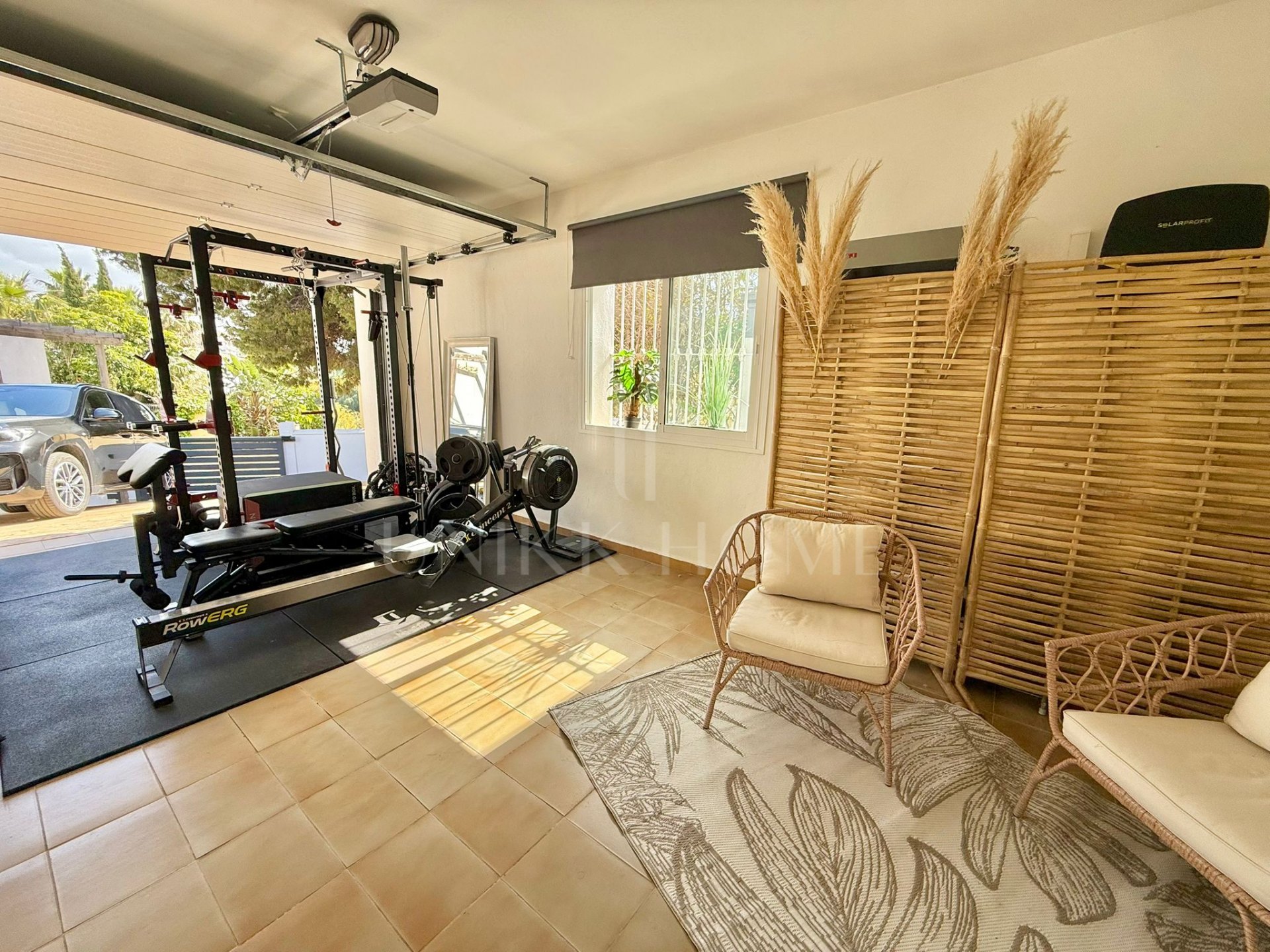 Beautifully renovated, south west facing three bedroom Villa located in Riviera del Sol, Mijas Costa with sea views