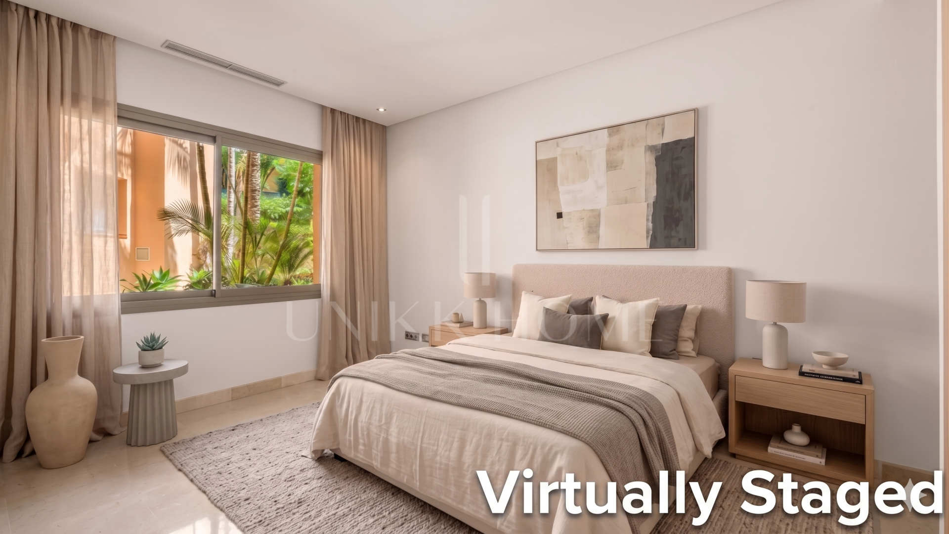 Beautiful, two bedroom, south facing ground floor apartment in the prestigious Mansion Club Marbella