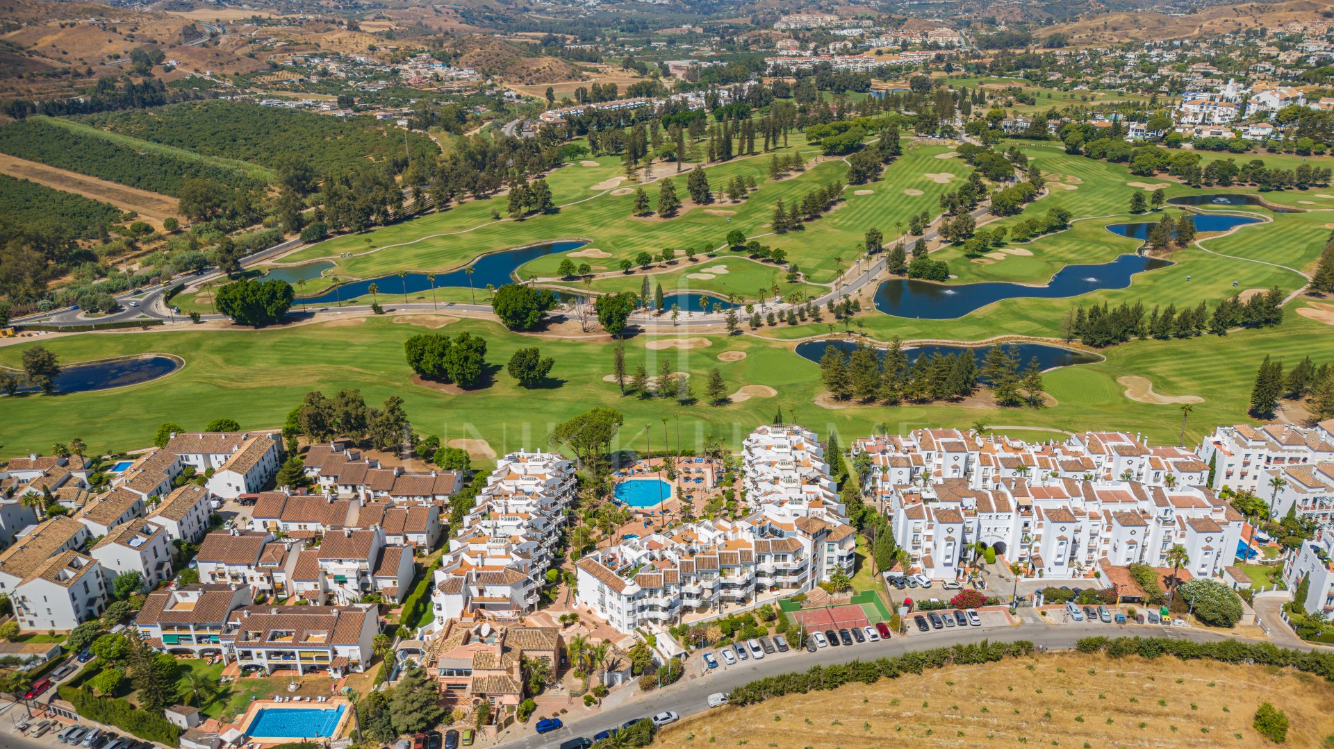 Stunning three bedroom, renovated ground floor apartment situated within the sought-after Matchroom Country Club in Mijas Golf