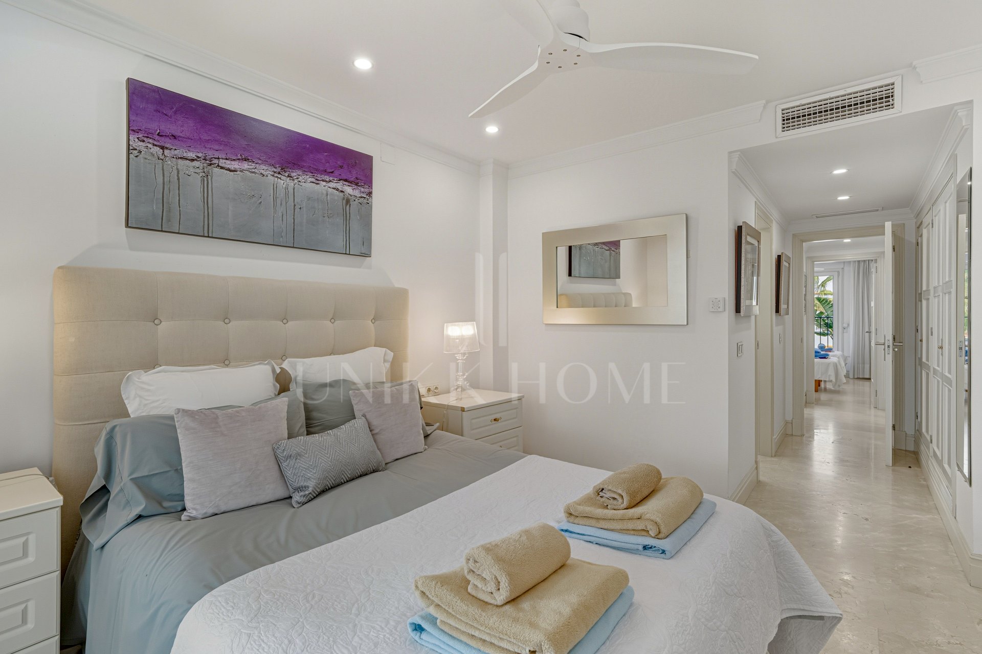 Excellent, fully renovated, three bedroom first floor apartment on Marbella’s Golden Mile