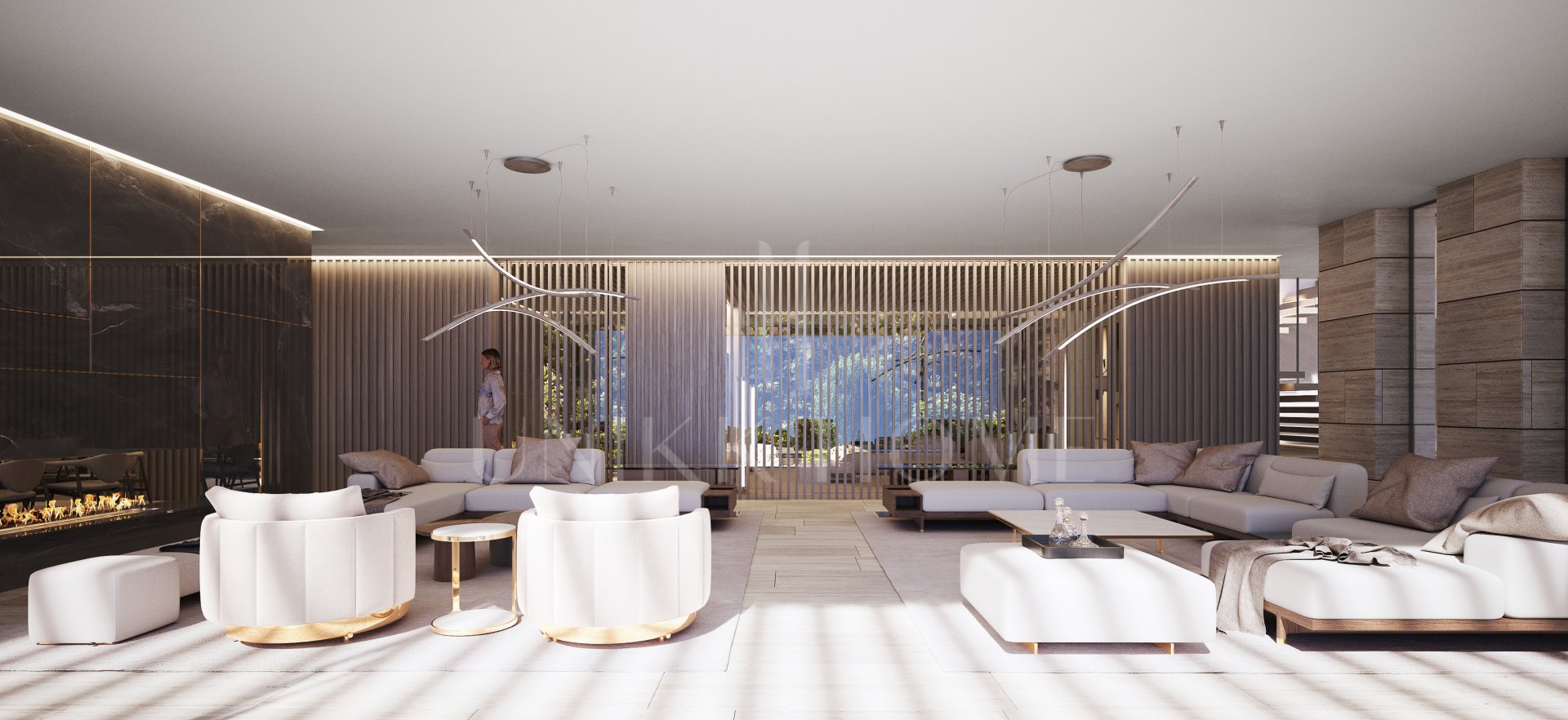 Southwest facing plot in La Zagaleta with a spectacular villa project