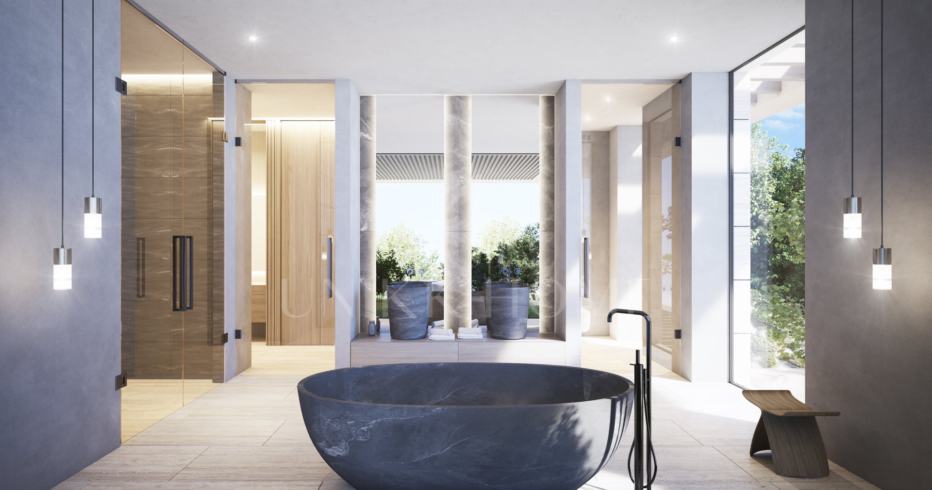 Southwest facing plot in La Zagaleta with a spectacular villa project