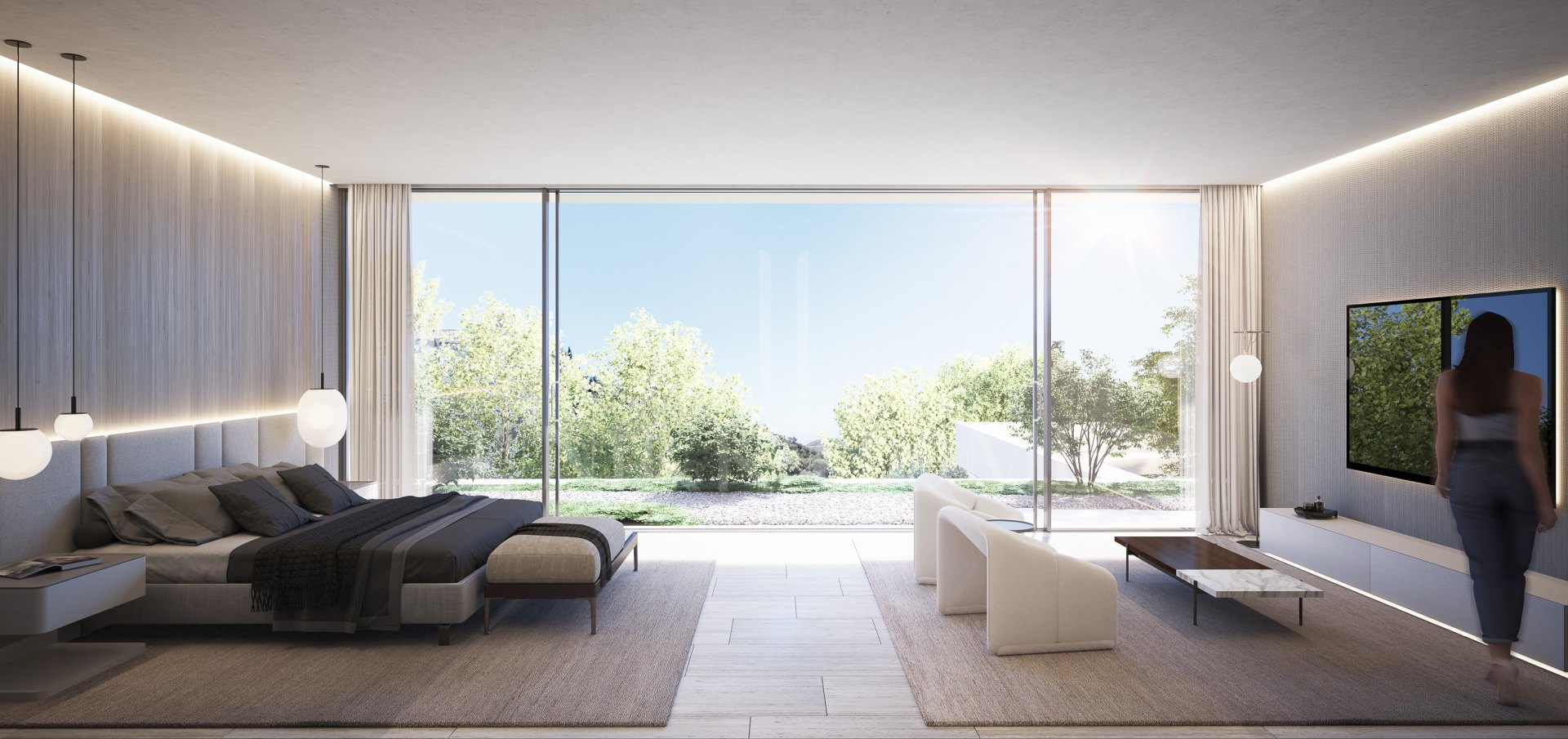 Southwest facing plot in La Zagaleta with a spectacular villa project