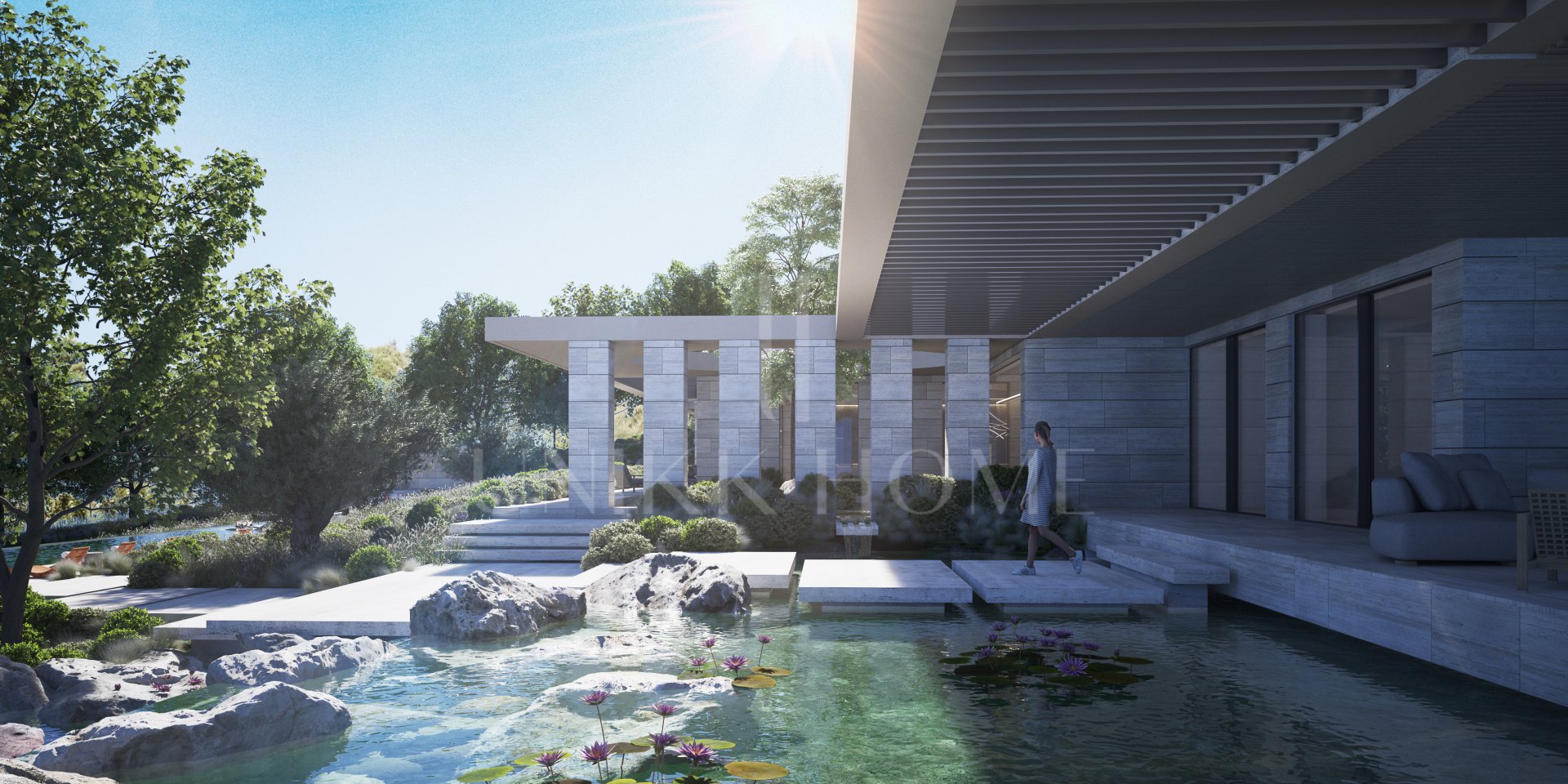 Southwest facing plot in La Zagaleta with a spectacular villa project