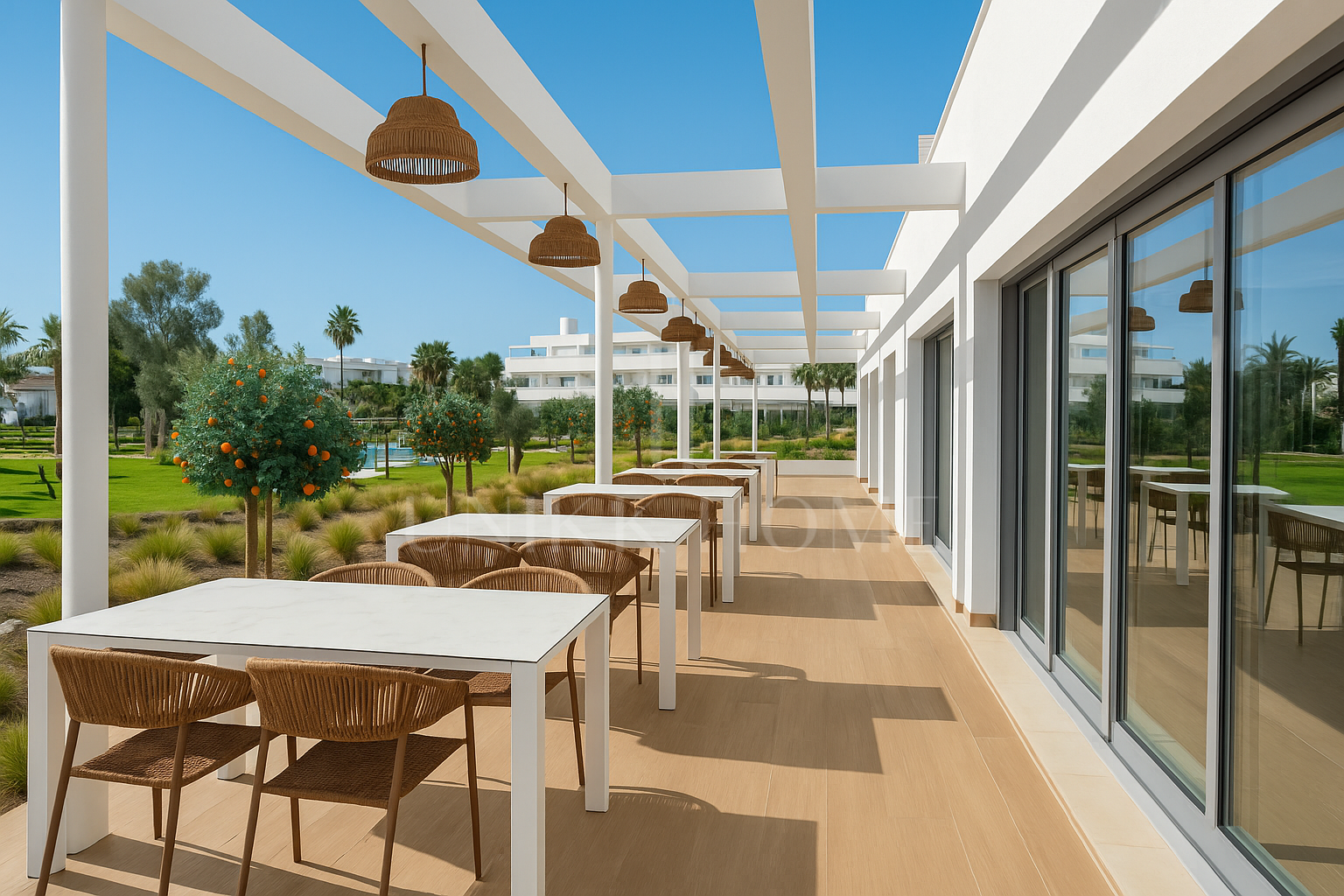 Modern 2-bedroom apartment in the sought-after Aquagardens development on the New Golden Mile