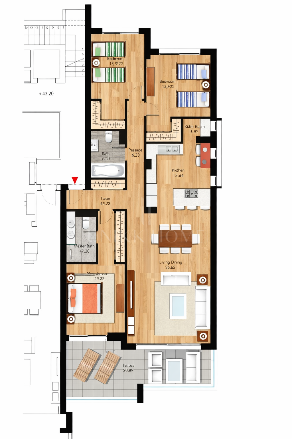 Impresionante apartamento con vistas al mar en The Links II, Alcaidesa - Se vende completamente amueblado