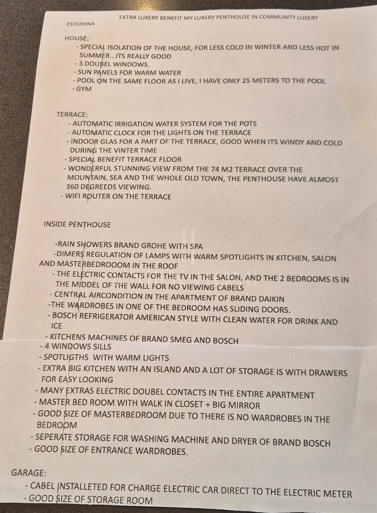 Espectacular ático contemporáneo con vistas panorámicas al mar y la montaña — Estepona Pueblo