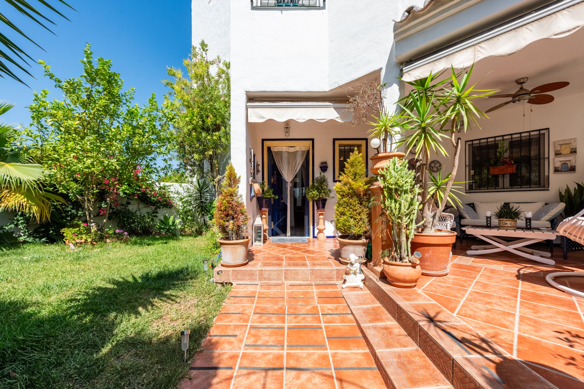 Corner Townhouse with Exceptional Private Garden on the New Golden Mile, Estepona