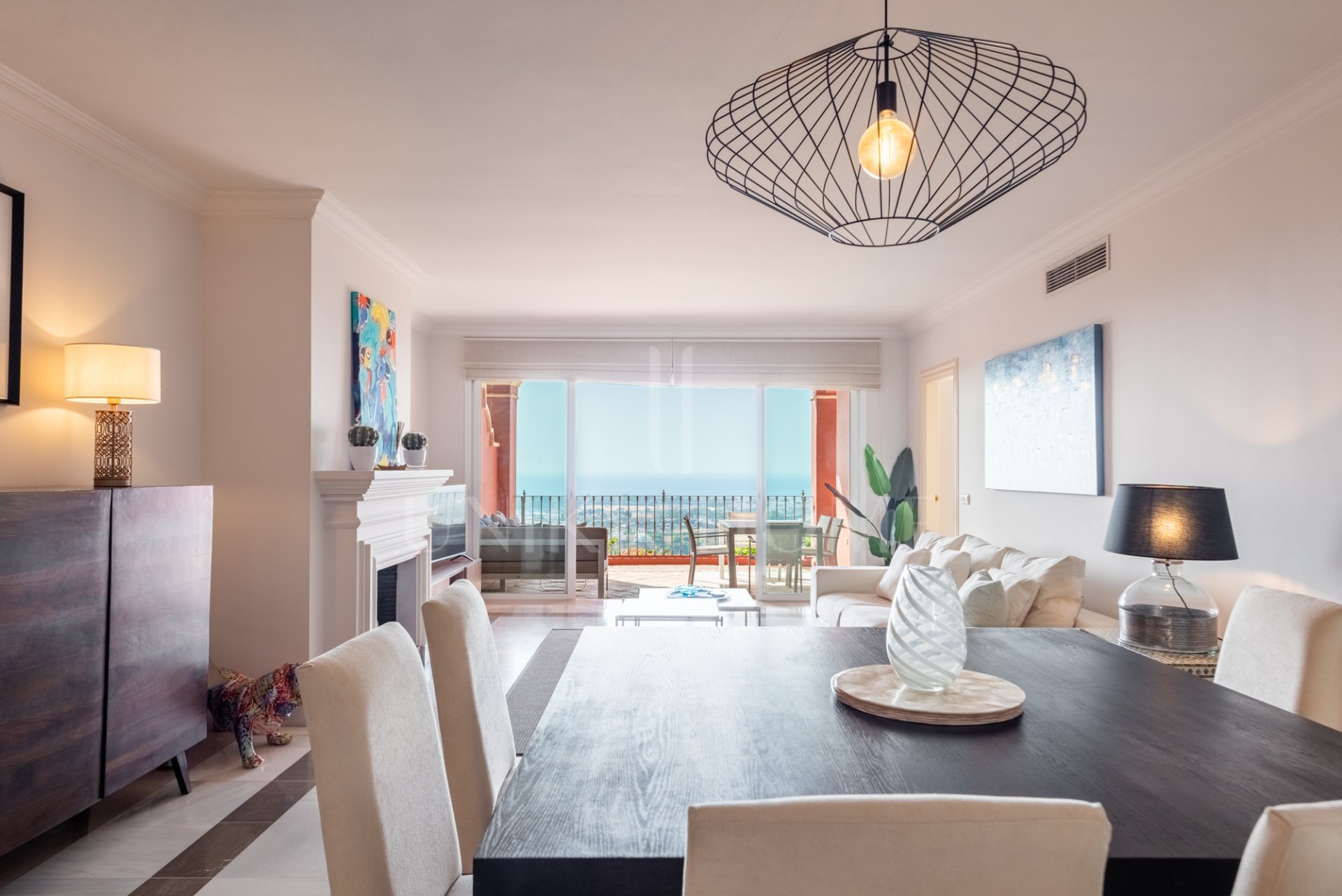 Panoramic Sea Views & Outstanding Potential – Spacious Monte Halcones Apartment Priced to Sell