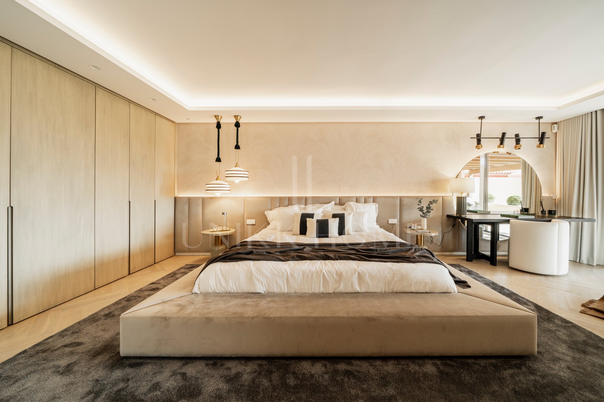 Modern Coastal-Inspired Duplex Penthouse in Gated Community