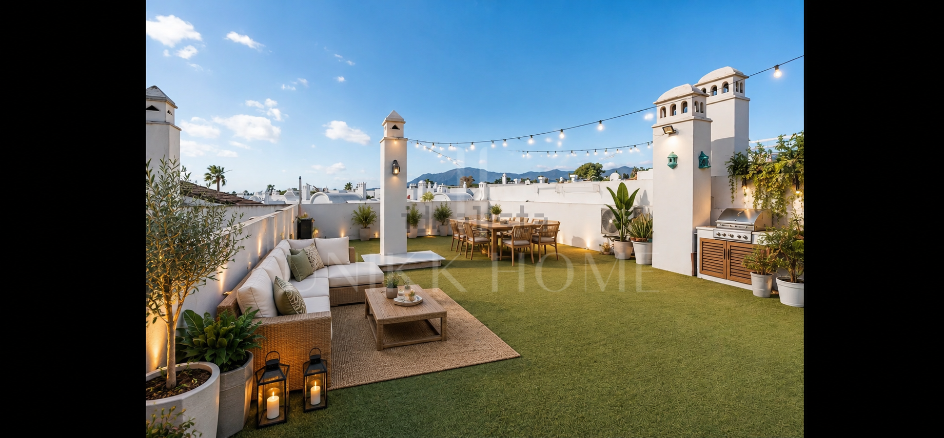 Apartamento de planta alta con amplia terraza en la azotea y vistas al mar en El Pilar, Estepona