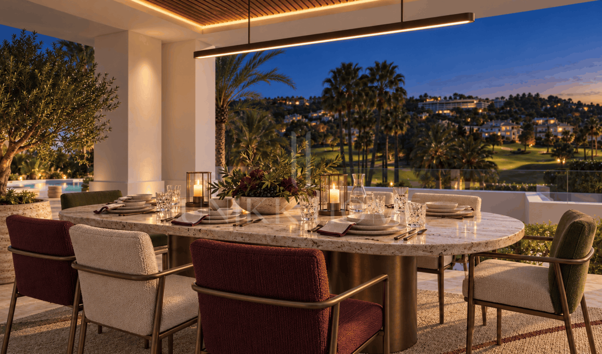 Exclusive Luxury Villa Project with Panoramic Sea Views on the Frontline of Golf in Los Flamingos, Benahavís
