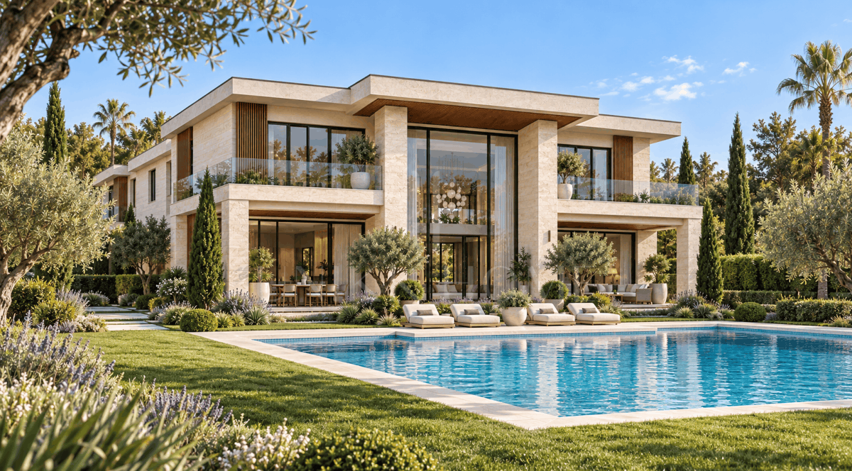Exclusive Luxury Villa Project with Panoramic Sea Views on the Frontline of Golf in Los Flamingos, Benahavís