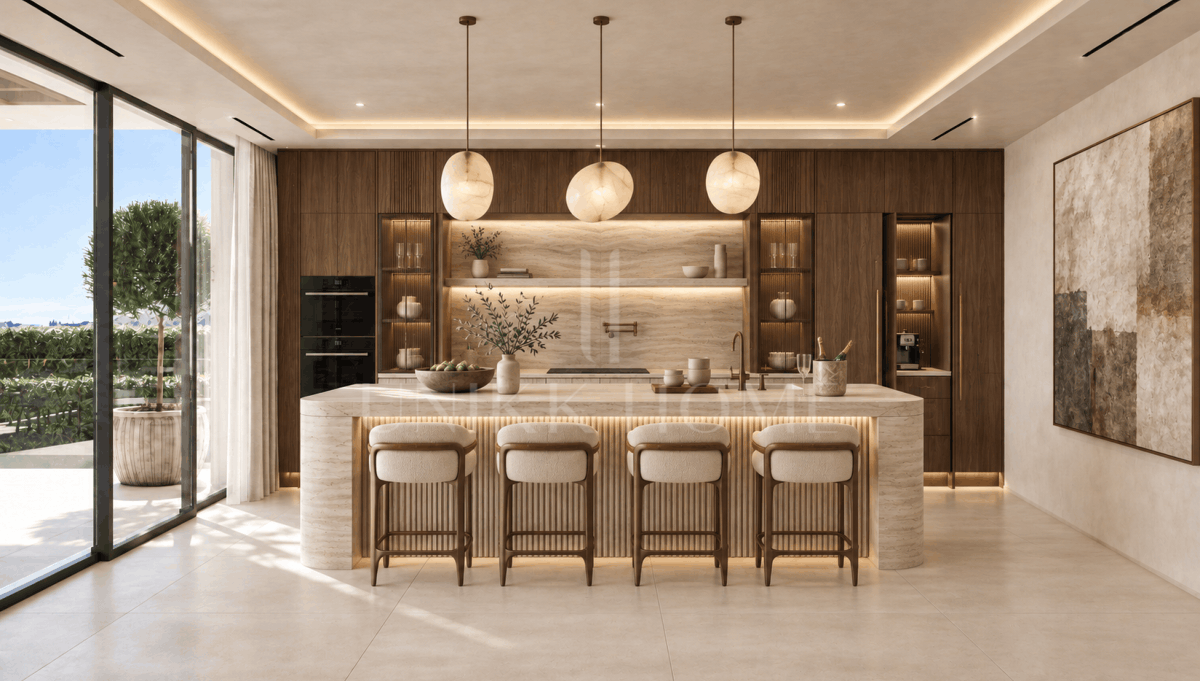 Exclusive Luxury Villa Project with Panoramic Sea Views on the Frontline of Golf in Los Flamingos, Benahavís