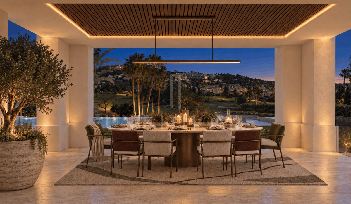 Exclusive Luxury Villa Project with Panoramic Sea Views on the Frontline of Golf in Los Flamingos, Benahavís
