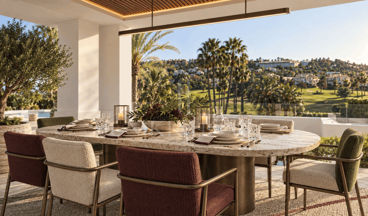 Exclusive Luxury Villa Project with Panoramic Sea Views on the Frontline of Golf in Los Flamingos, Benahavís