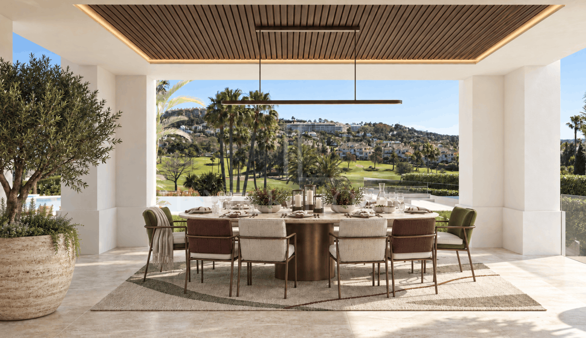 Exclusive Luxury Villa Project with Panoramic Sea Views on the Frontline of Golf in Los Flamingos, Benahavís