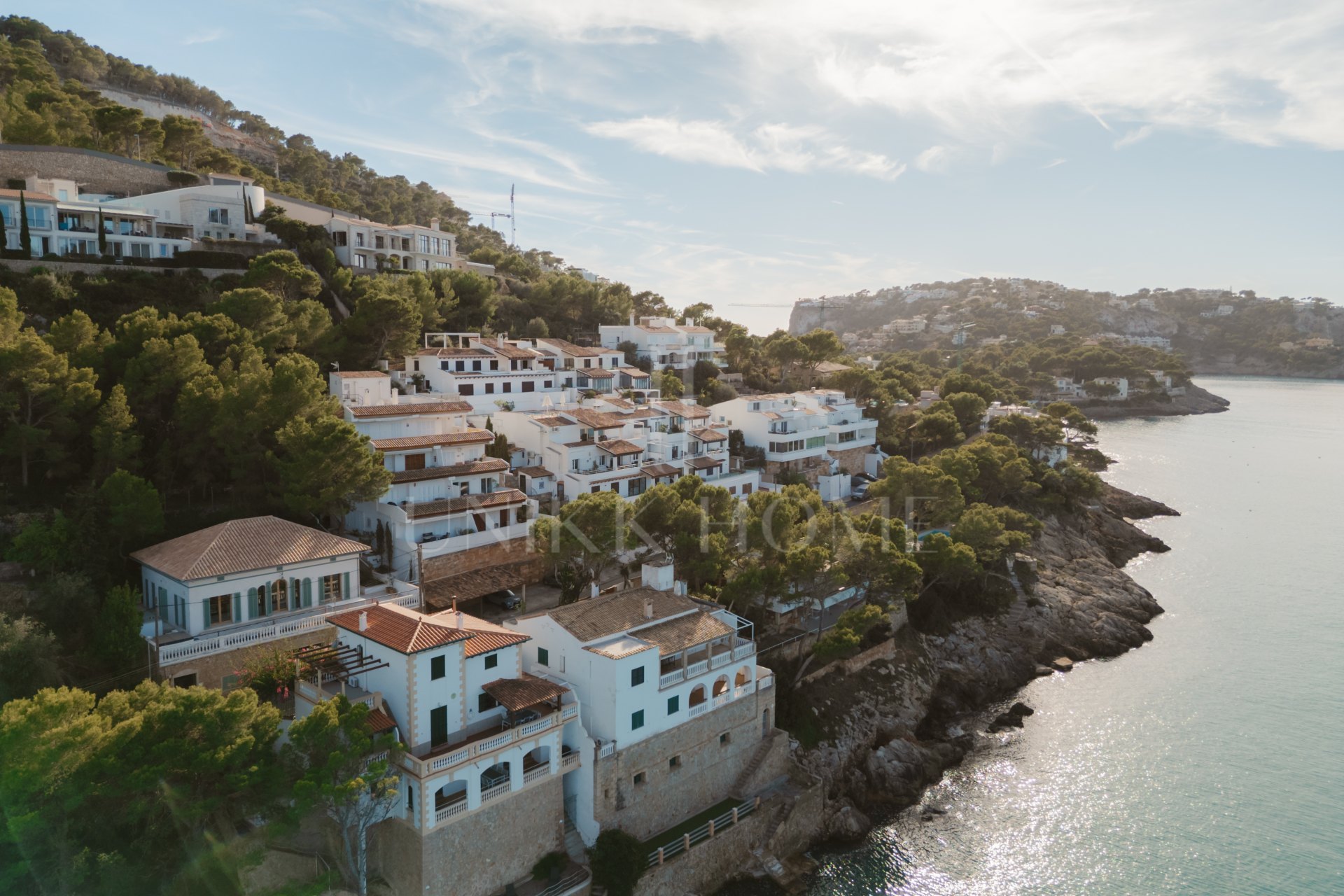Apartamento completamente renovado con vistas panorámicas al mar y al puerto en Port d’Andratx