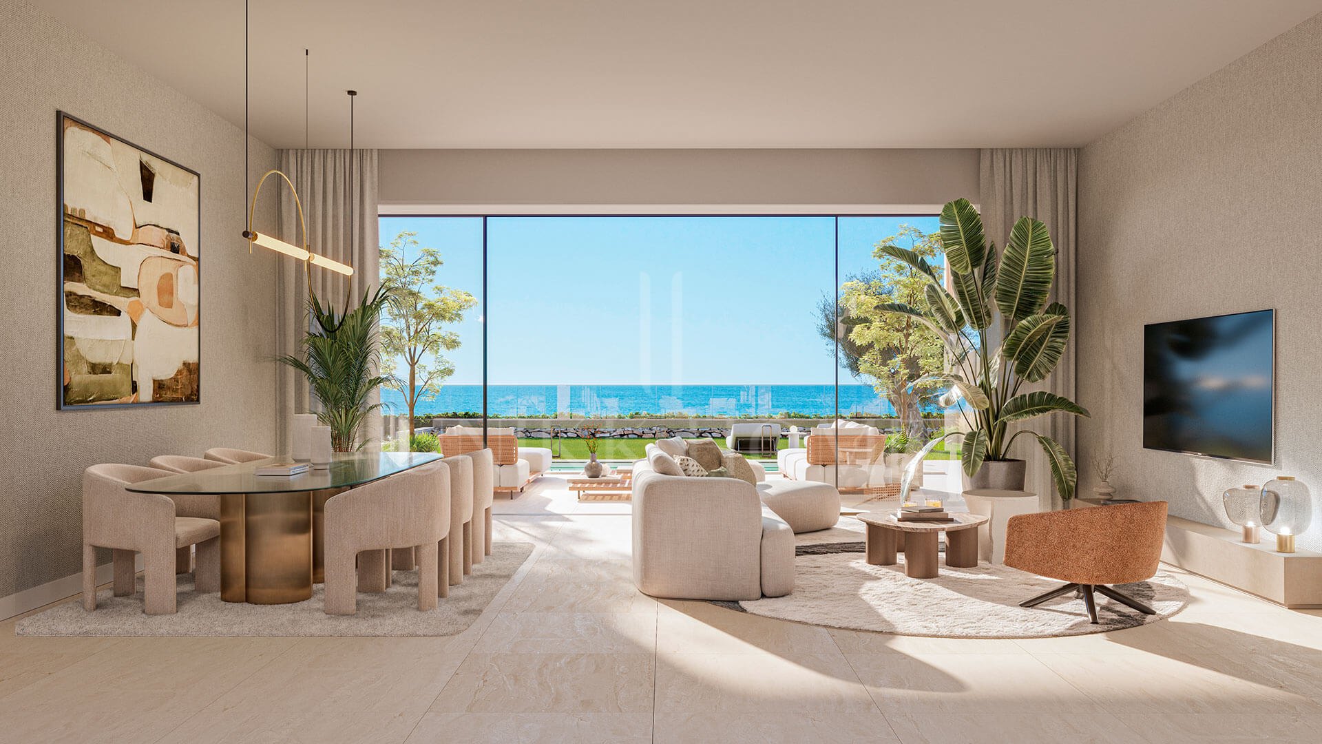 ÁTICO FRENTE AL MAR CON SOLARIUM EN CONSTRUCCIÓN EN LA ZONA DE PLAYA DE MANILVA