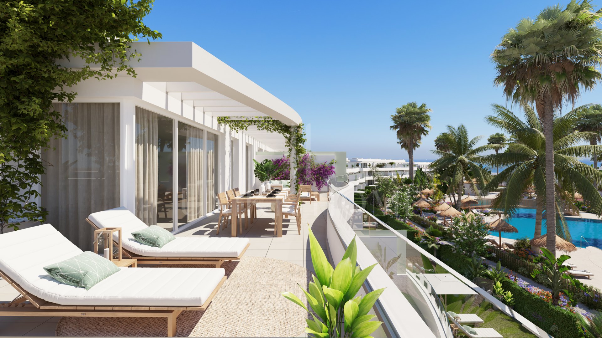 ÁTICO EN COMPLEJO RESIDENCIAL ALCAIDESA - CERCA DE LA PLAYA Y DEL GOLF