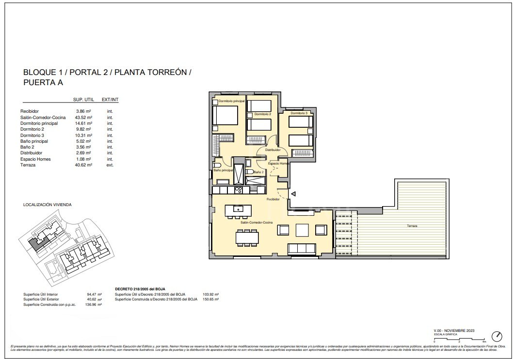 Ático amueblado listo para entrar a vivir con vistas al mar y terraza de 40 m² – Estepona