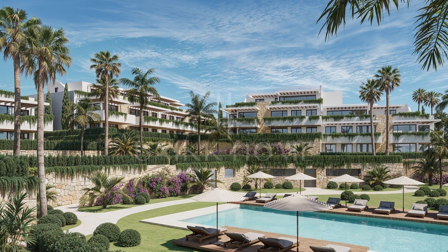 3 BEDROOMS GROUND FLOOR APARTMENT IN MODERN COMPLEX IN ESTEPONA WEST