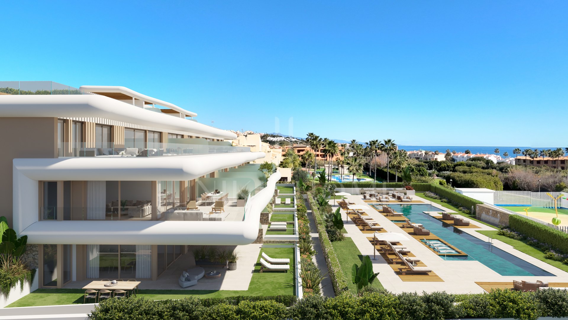 Modern Elegance by the Sea: Two-Bedroom Apartment with Spacious Terraces in Casares Costa