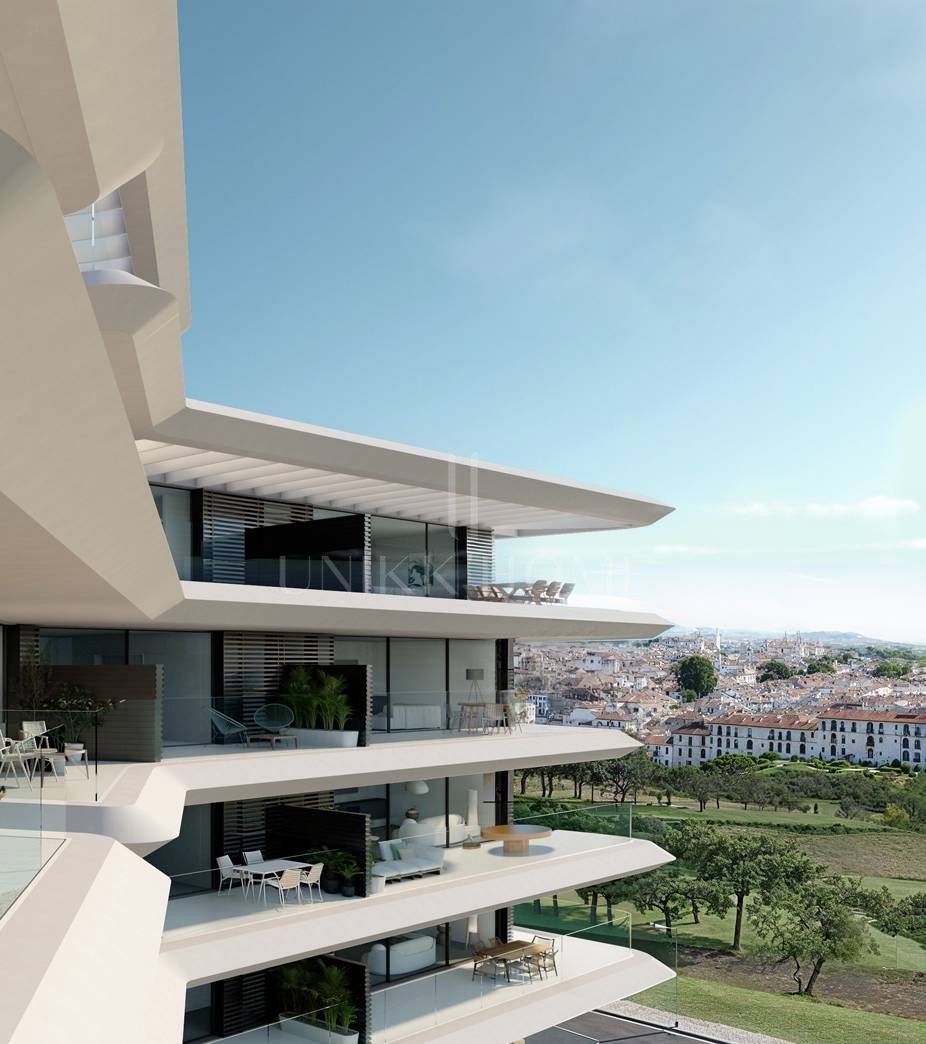 Sea Views Apartment in Modern City Complex with Spa - Estepona