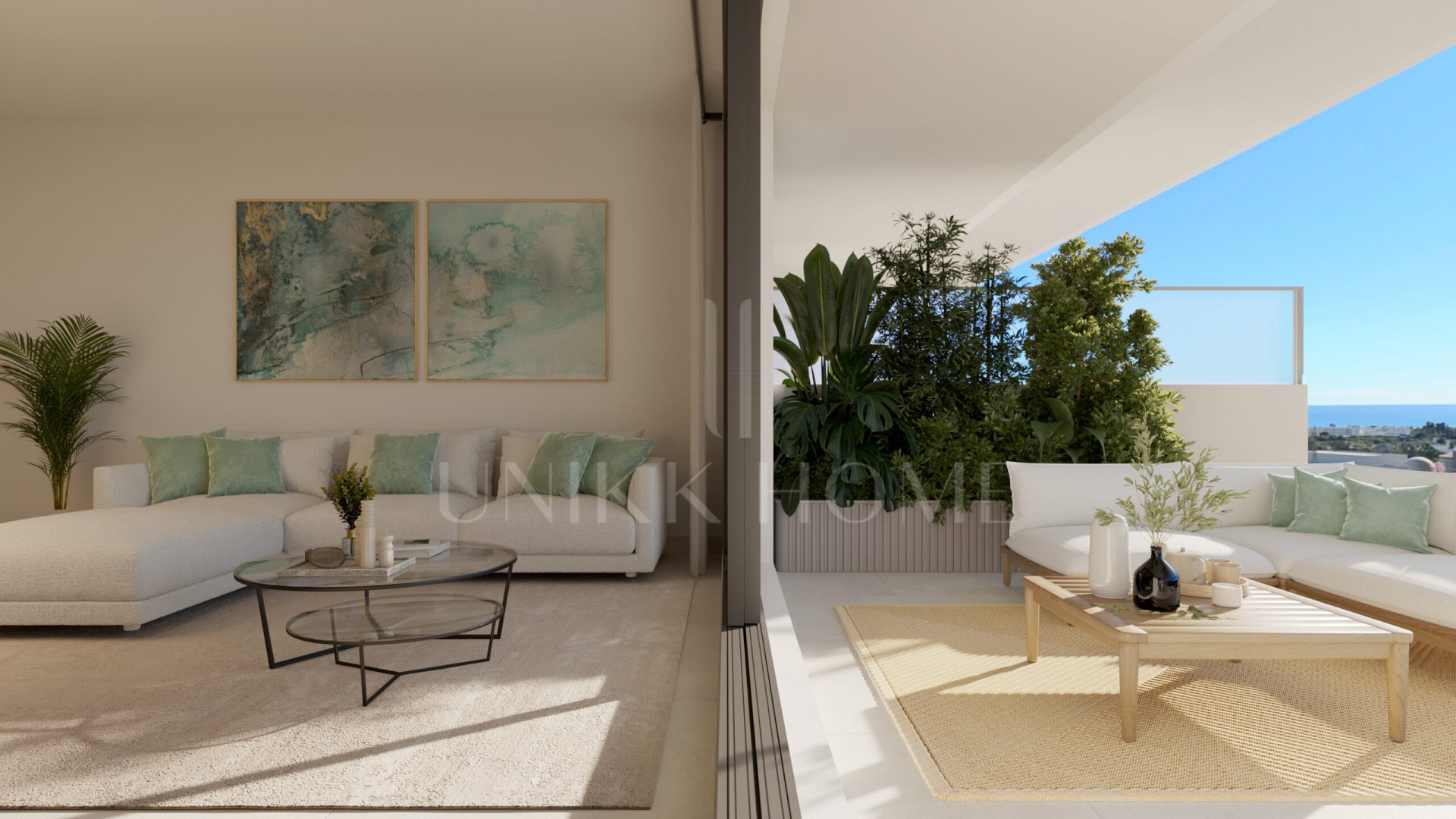 Modern Apartment Private Garden – NewComplex with Indoor Pool in Cancelada