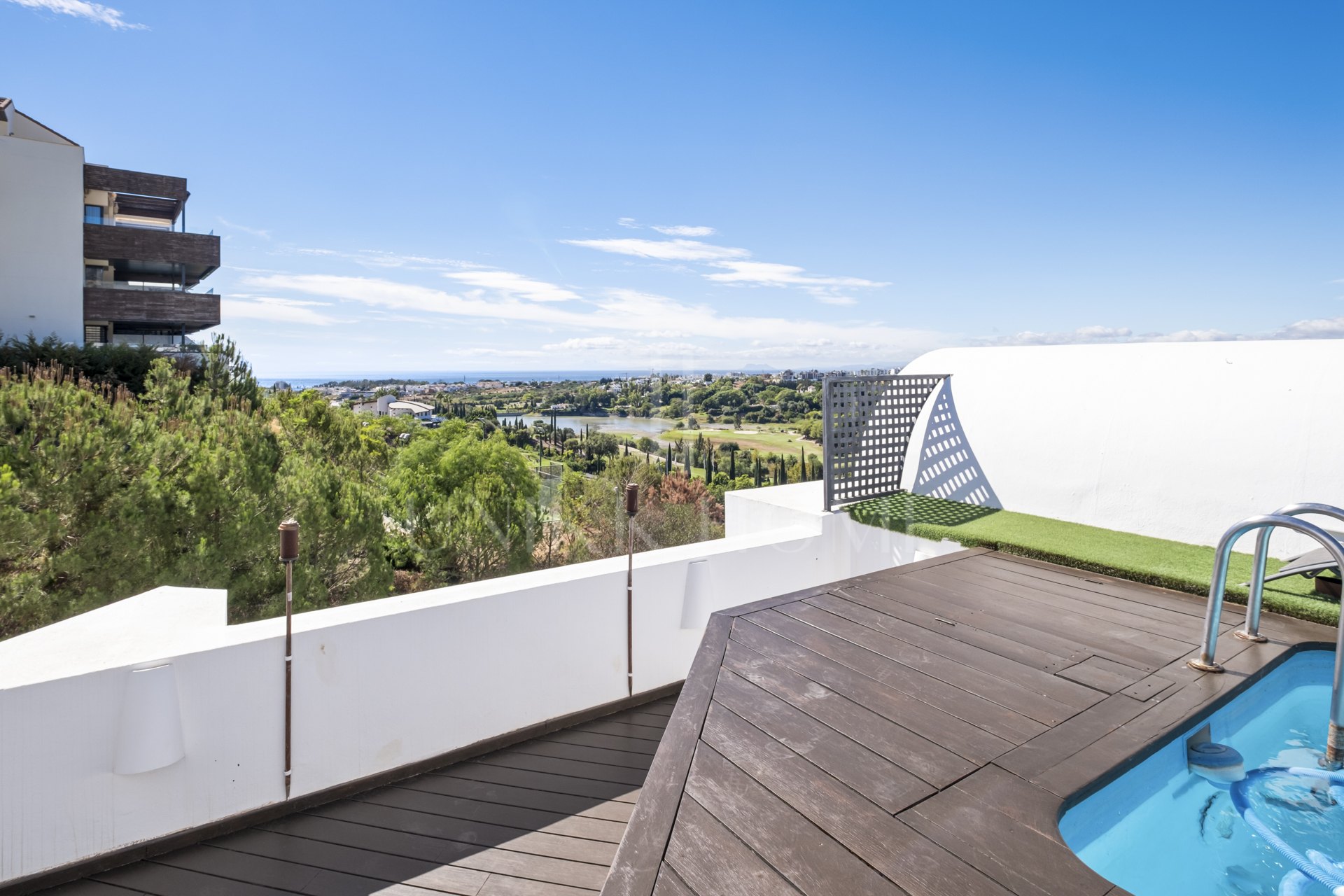 Duplex Penthouse with Private Pool and Panoramic Sea Views in Los Flamingos Golf, Benahavis