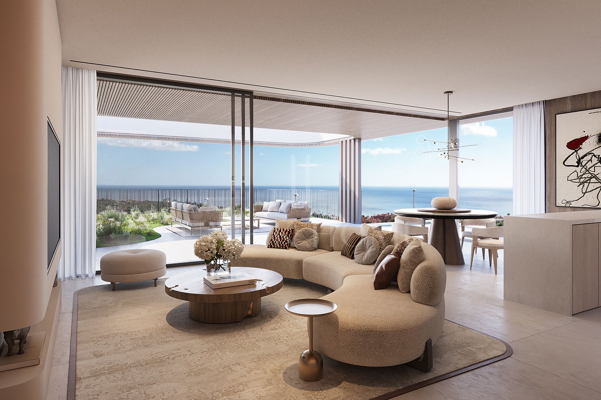 EXCLUSIVO ÁTICO DE 3 DORMITORIOS CON VISTAS AL MAR EN CAMARATE – CASARES