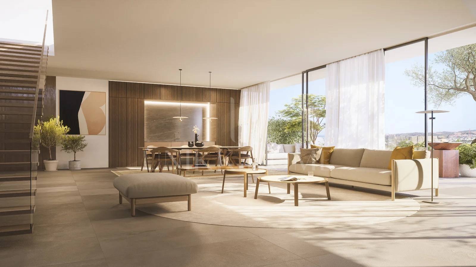 Sea Views Turn Key Modern Apartment - Beach Location - High End Qualities - Estepona West