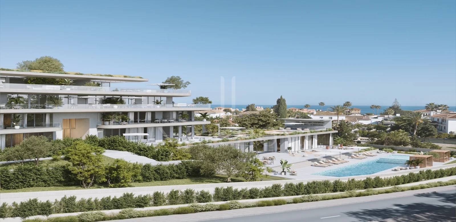 Sea Views Turn Key Modern Apartment - Beach Location - High End Qualities - Estepona West
